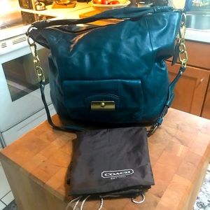 NWOT COACH KRISTIN XL LEATHER HOBO 14789